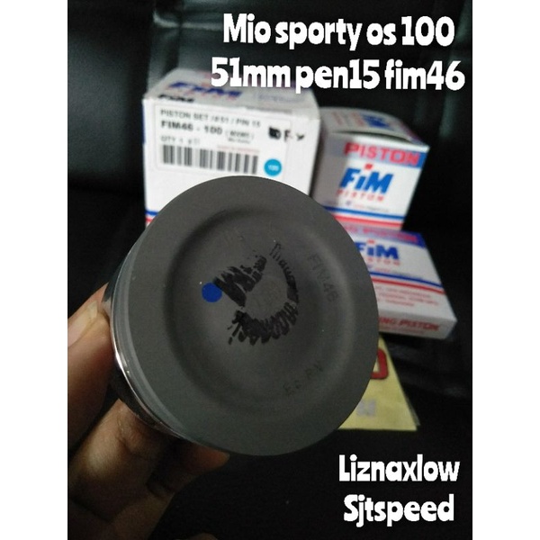 Piston fim mio sporty os 100 51mm pen15 fim46