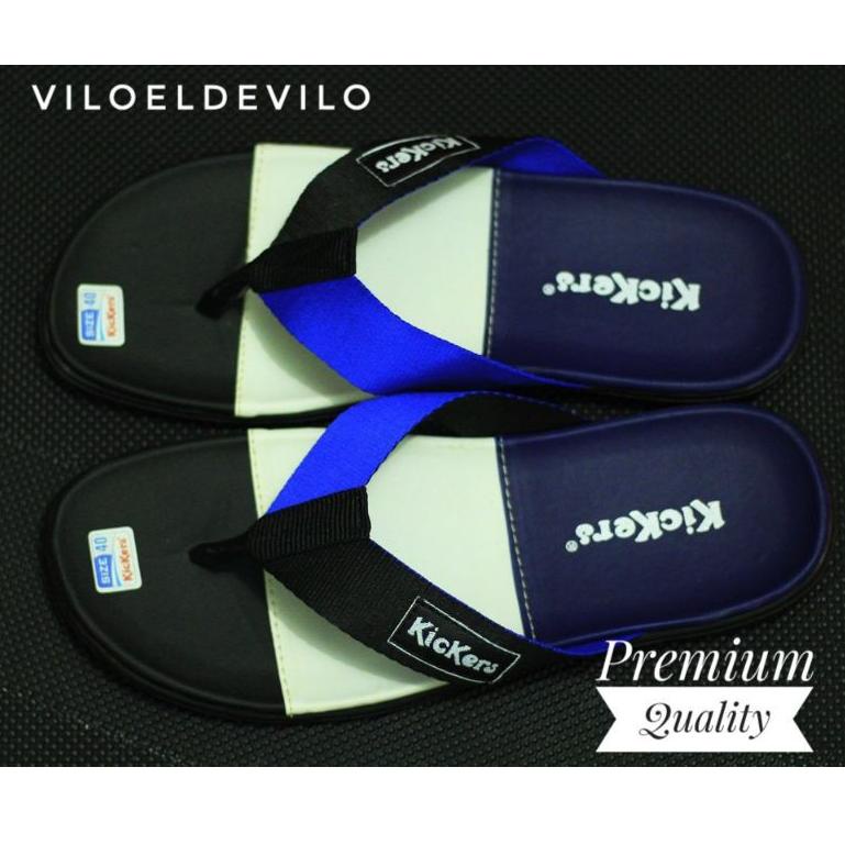 Sendal Jepit Pria Kickers SIZE 39 - 43 (Jepit Tiga Warna) [TGO.14Ap22ᴰ]