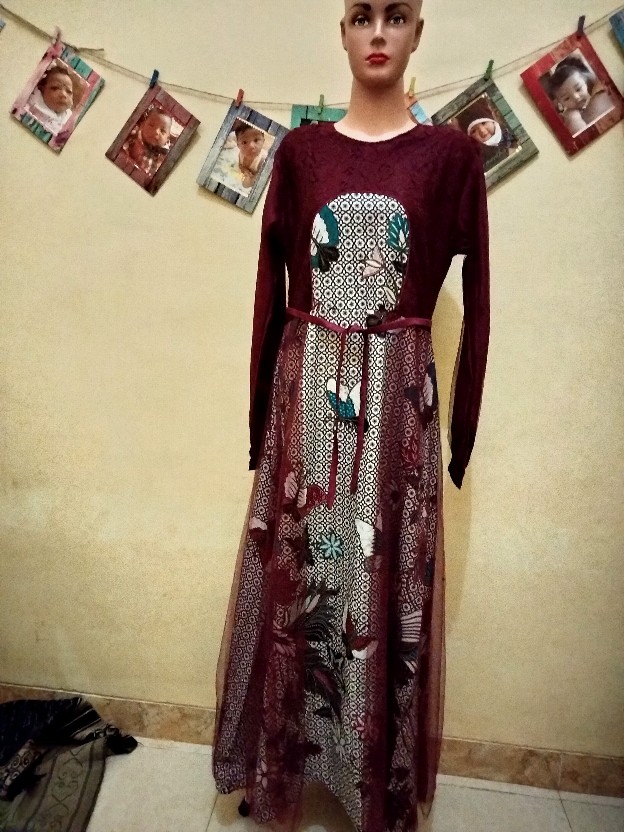 Copelan Batik Kombinasi,copelan Batik Tiara,gamis Kombinasi Borkat,gamis Terbaru,gamis Terlaris