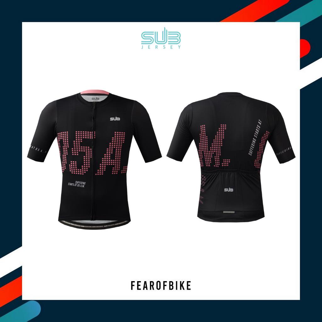 Sub Jersey 05AM Gen III Black Elite Series Hitam Short sleeve subjersey gowes cycling