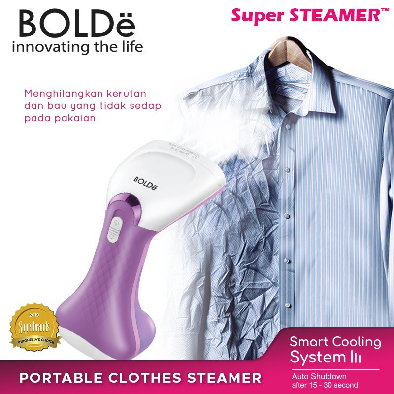 Setrika Uap BOLDe Super Steamer LAVIOLA Gosokan Baju Uap  BOLDe Super Steamer Laviola