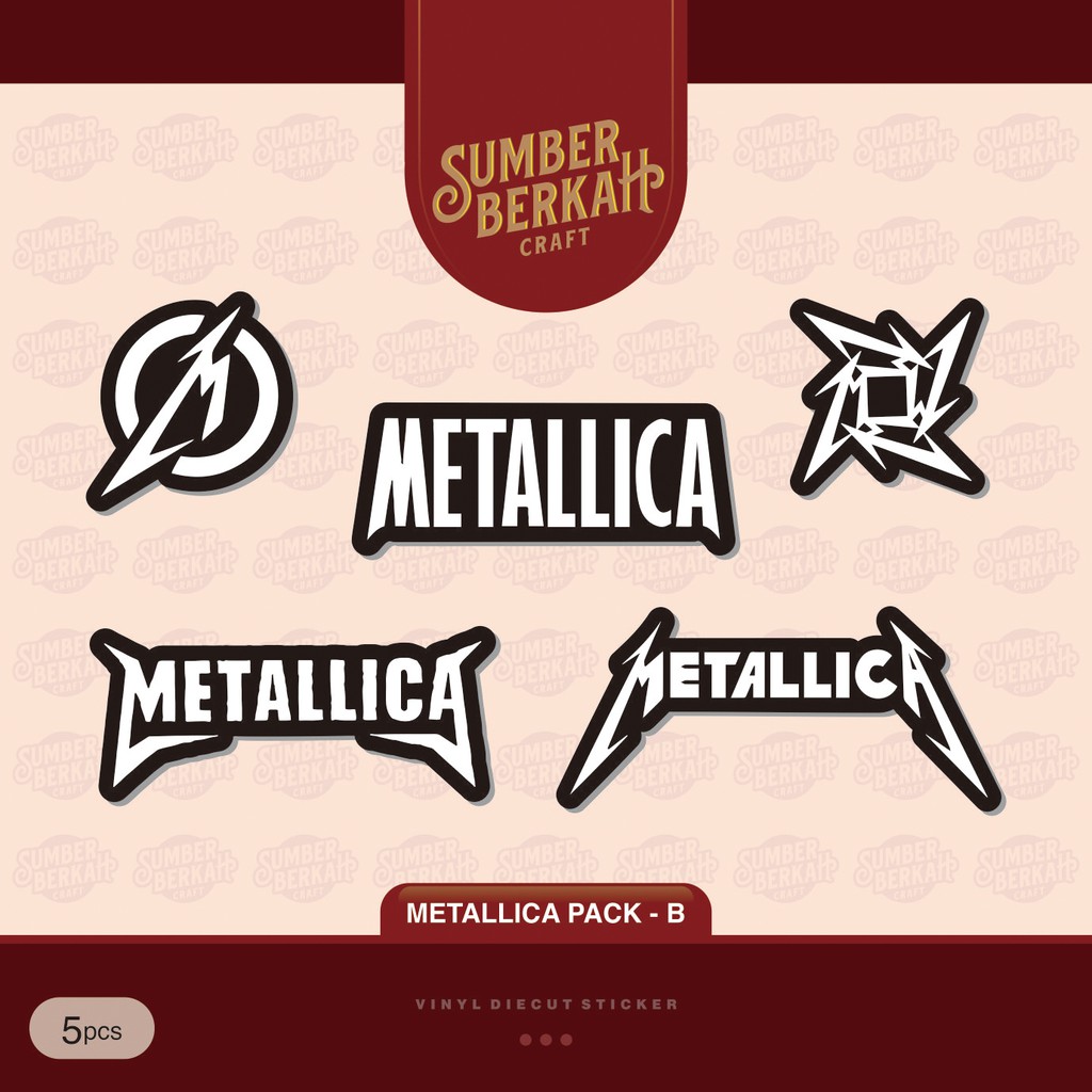 

STICKER BAND METALLICA PACK - B