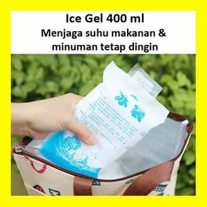 ICE GEL BAG 400ml COOLER MENJAGA SUHU TETAP DINGIN