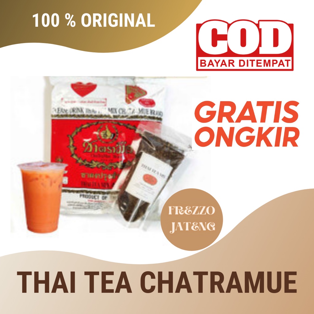 THAI TEA CHATRAMUE MERAH ORIGINAL | THAI TEA THAILAND ORI | TEH THAILAND | DAUN TEH THAI TEA | THAI TEA ORIGINAL | HALAL THAI TEA SEMARANG