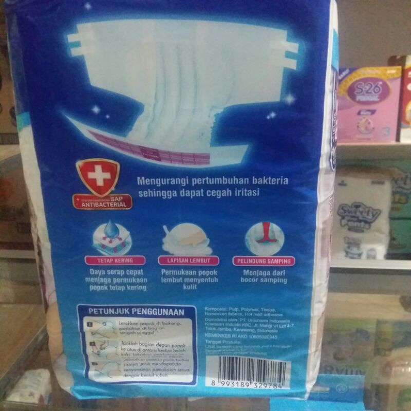 Certainty Popok Perekat Dewasa / Orang Tua M10 L10 XL10 Diaper Lansia Ukuran M 10 L 10 XL 10