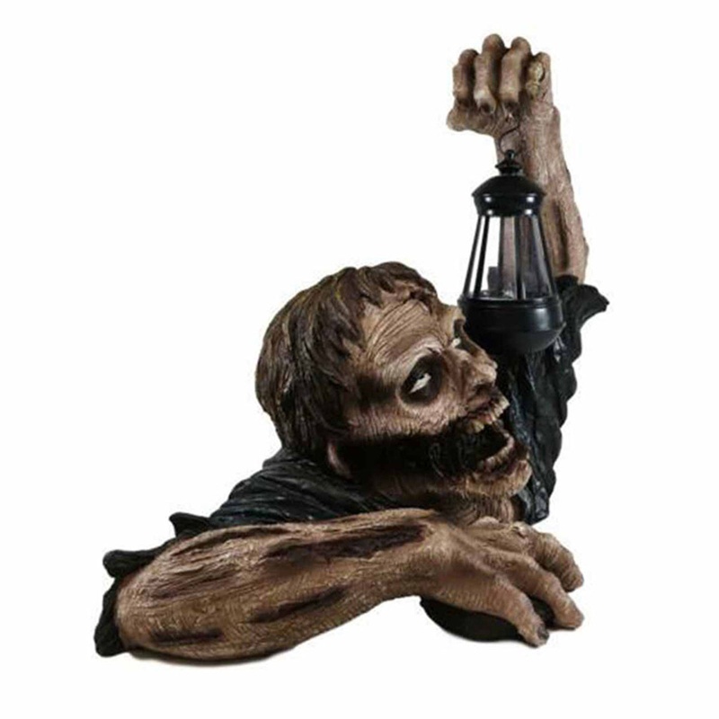 Ornamen Patung Zombie Undead Untuk Halloween