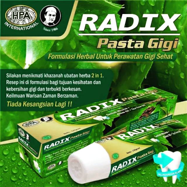 Pasta gigi Radix