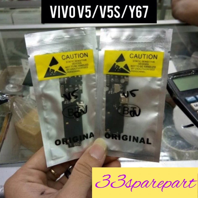 FLEXIBLE CHARGER + MIC + H/F  VIVO V5/V5S/Y67 ORIGINAL