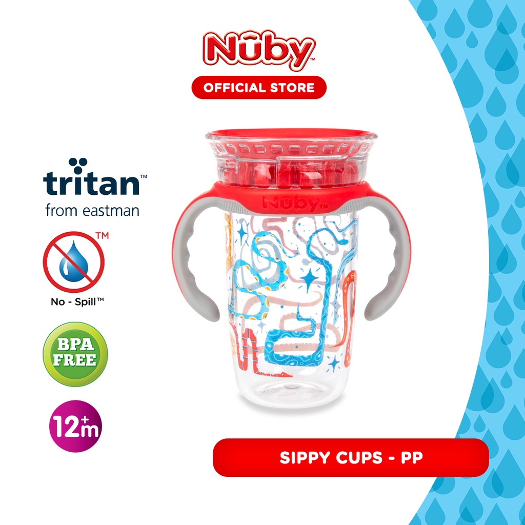 Nuby Tritan Smart Cup 300ml - Botol Minum Anak