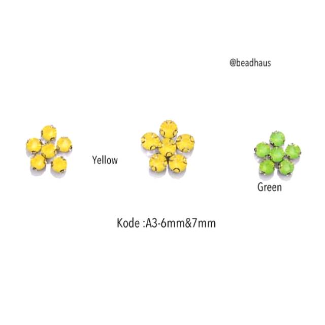 Payet Kristal Cangkang Warna Pastel