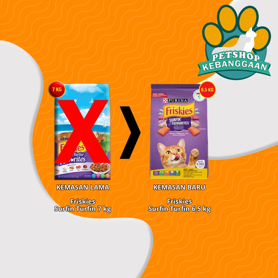 Makanan Kucing Cat Food Friskies 6,5 kg