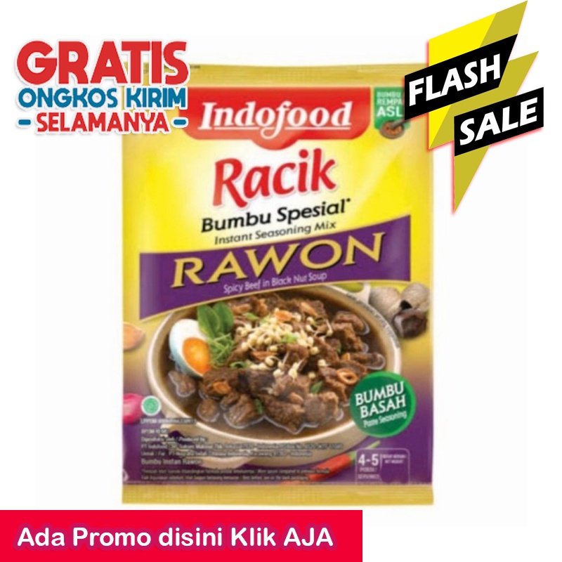 

indofood racik rawon Bumbu instan Rawon Indofood 45gr