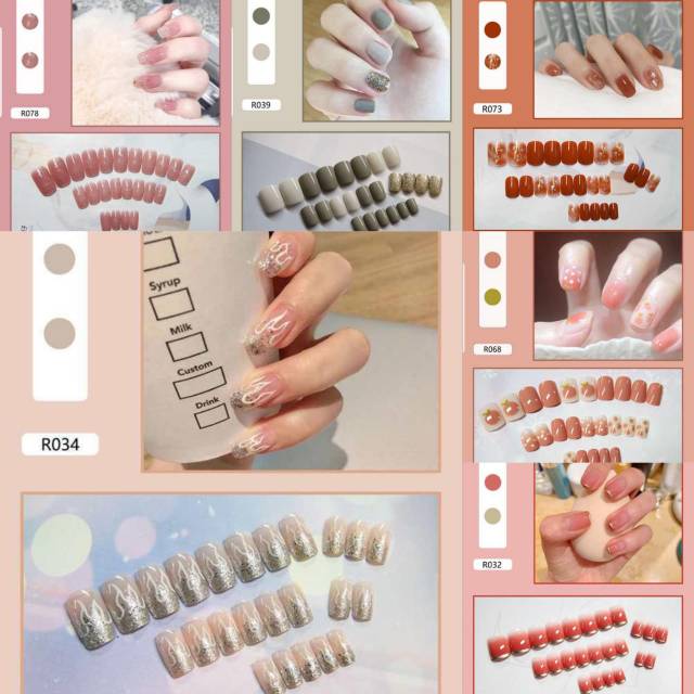 [ PER BOX ISI 12PCS ] KUKU PALSU + LEM