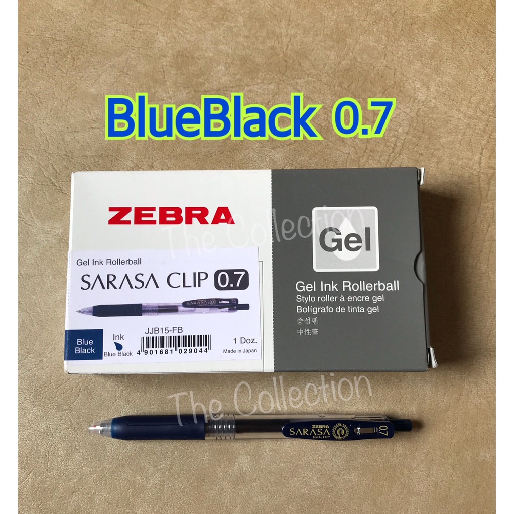 

Pulpen Sarasa Navy 0.7 BlueBlack JJB15-FB Sarasa Zebra Gel Pen Clip Ink pulpen bolpoint pena ATK0552SR
