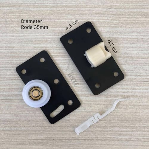 Roda Pintu Lemari Geser Sliding Geser Timbul SD 380