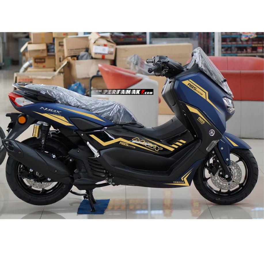 Model Baru.. Striping Motor Yamaha N Max OLD / LAMA 2015 2016 2017 2018 2019 - New Nmax Biru / Blue 