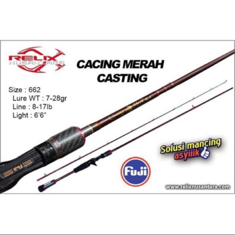 joran Relix nusantara Cacing merah BC