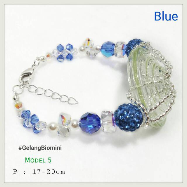 [HANYA GELANG] Gelang kristal Model 5 untuk bioglass mini MCI