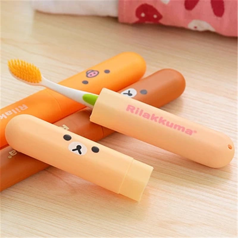 Tempat Sikat GIGI Travel Lucu /Tempat Sikat Gigi Rilakkuma  Rilakkuma/C 293