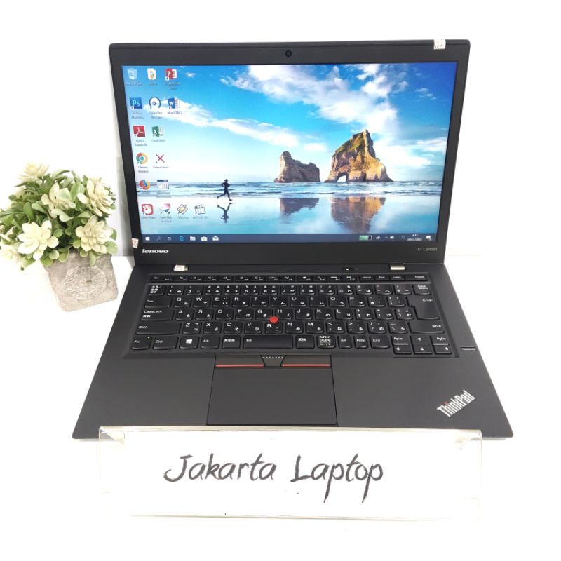 LAPTOP LENOVO THINKPAD X1 CARBON | CORE I5 | RAM 8GB | SSD NVME 512GB | MULUS MURHA BERGARANSI