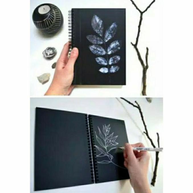 

SKETCHBOOK HITAM / NOTEBOOK POLOS / SKETCH BOOK HITAM A5 /NOTE BOOK