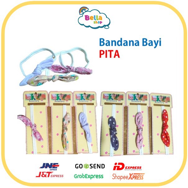 Bandana Pita Karet Bandana Anak Karet-BELLA SHOP