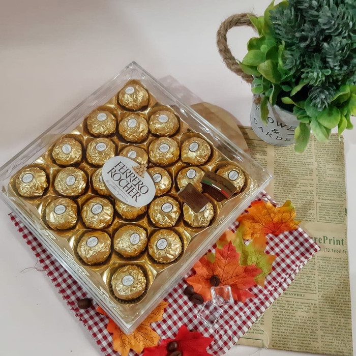 

COKELAT- COKELAT FERRERO ROCHER DIAMANTE VALENTINE ISI 24 MURAH - ISI 16 -COKELAT.