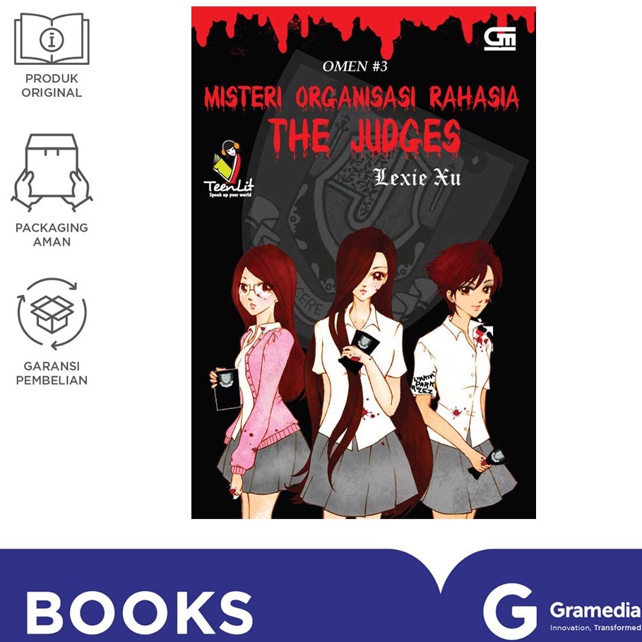 Teenlit Omen #3: Misteri Organisasi Rahasia The Jugdes (Lexie Xu)-1