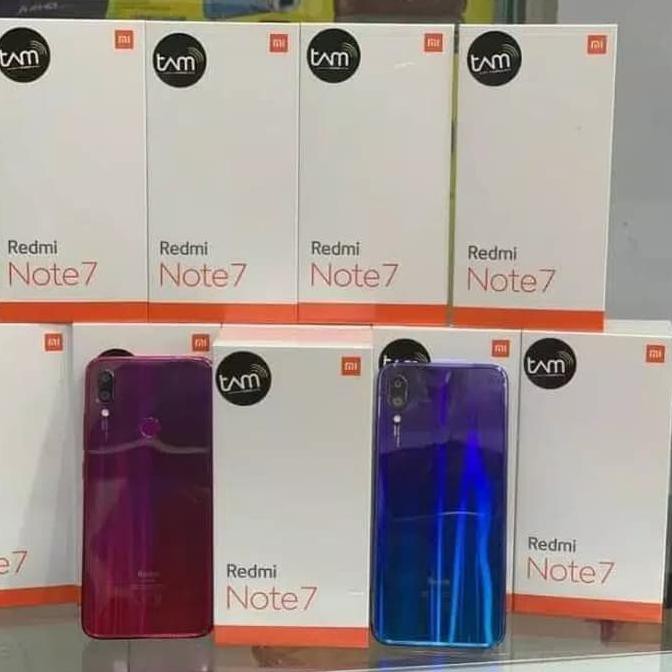TERMURAH XIAOMI REDMI NOTE 7 RAM 4GB INTERNAL 128GB GARANSI RESMI TAM 1 TAHUN READY STOCK
