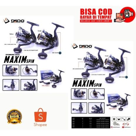 REL PANCING | RILL PANCING | KATROL PANCING [IMPORT QUALITY] SPINNING DAIDO MAXIM SPINN 1000-6000