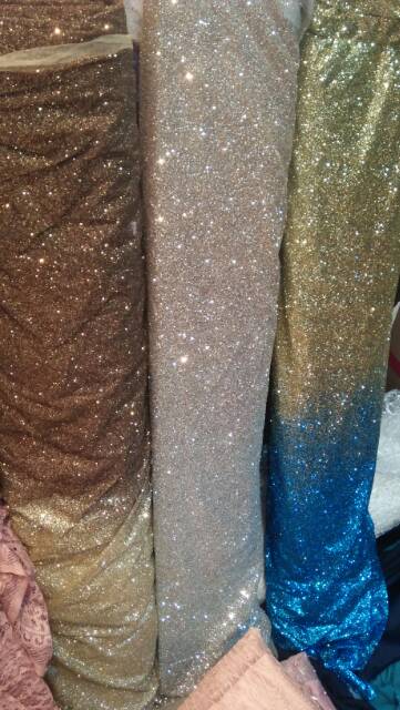 Kain sequin 2 warna