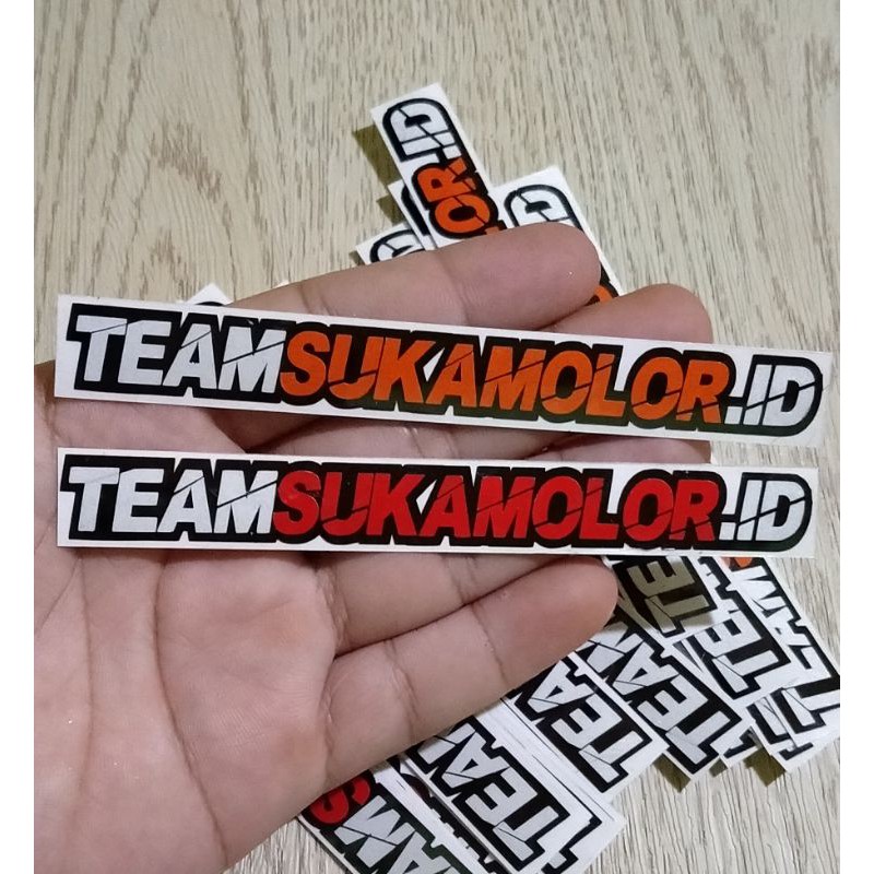 STICKER TEAM SUKA MOLOR CUTTING