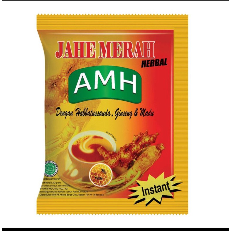 

Jahe Merah AMH/Minuman Jahe Instan