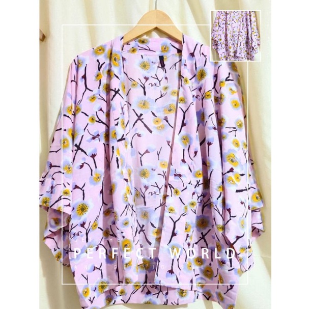 Outer Premium by Outfit Korean Style/ Outer Bunga Cardigan Premium Bunga