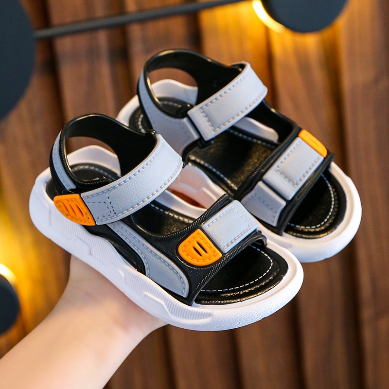 gos BRAVE 909 Sandal gunung Sepatu Sandal Anak Laki Laki Bahan PU Model Lucu 2-7 Tahun Import