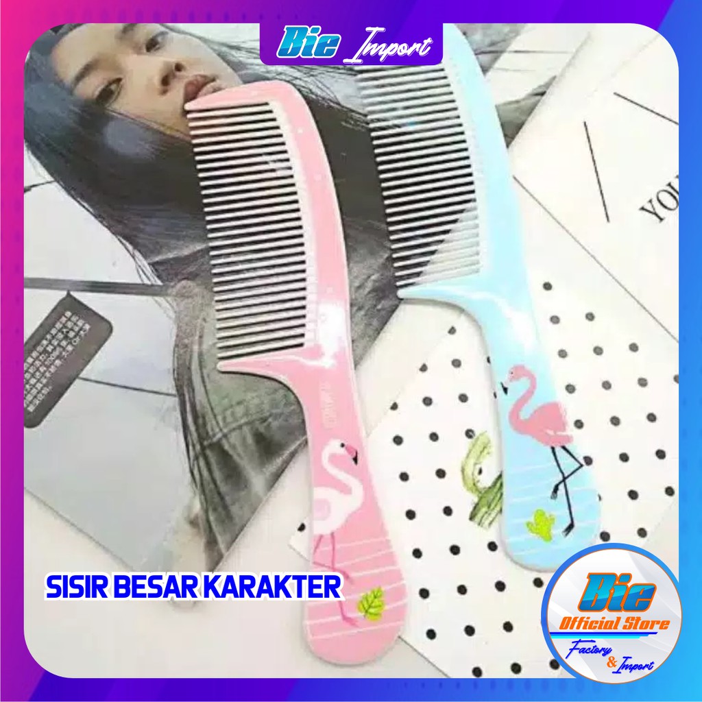 Sisir Rambut Korea Style Import Gagang Besar