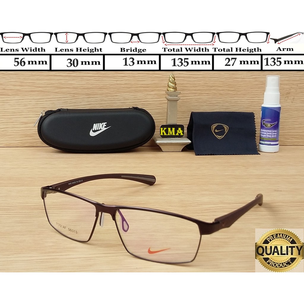 frame kacamata cowok / frame nike / frame keren / frame kacamata minus-2270