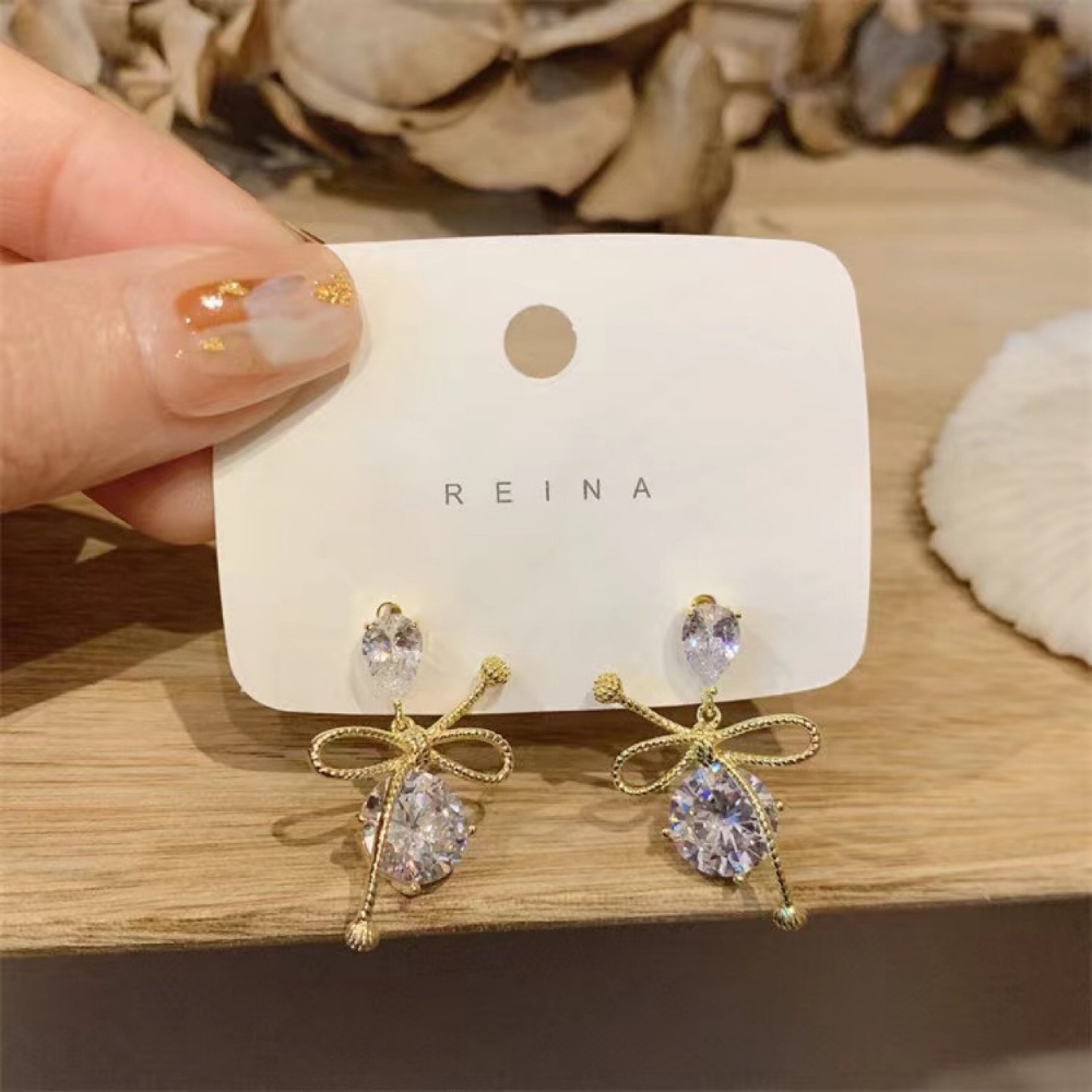 Anting Stud Desain Simpul Gaya Simple Serbaguna Untuk Wanita