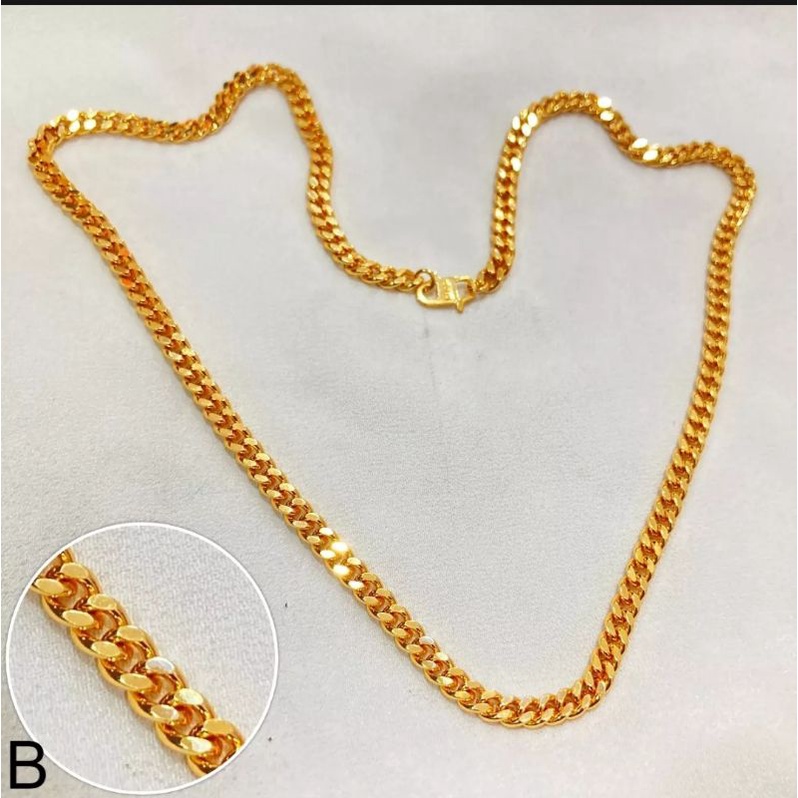 KALUNG RANTAI WANITA PRIA LAPIS EMAS 24K