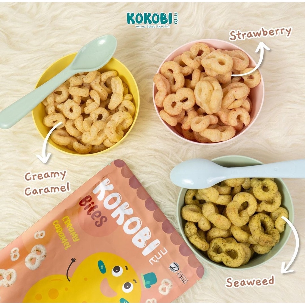 ABE FOOD Kokobi Bites 30g - Snack Cemilan Anak Bayi Sehat