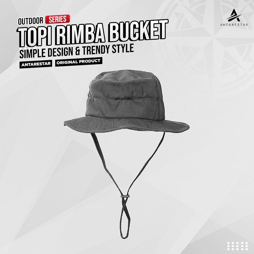 topi rimba bucket hat topi hutan topi pria wanita outdoor travel adventure