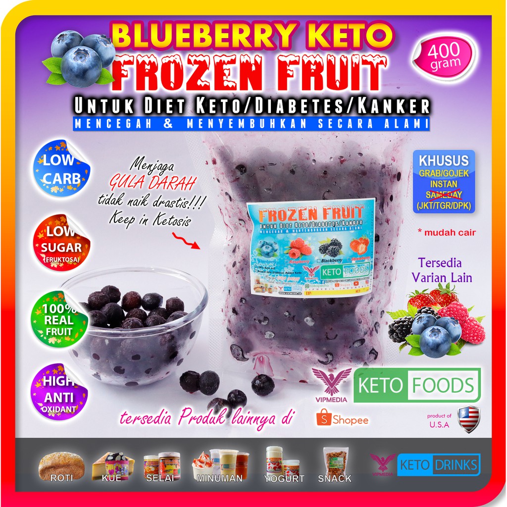 

BLUEBERRY KETO FROZEN FRUIT