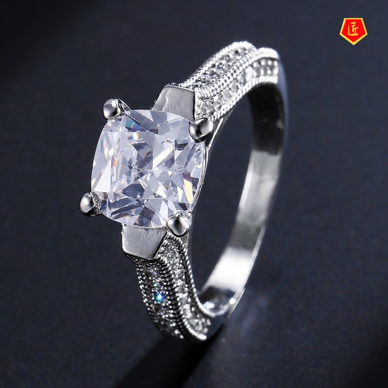 [Ready Stock]Fashion Creative Simple Rhinestone Ring