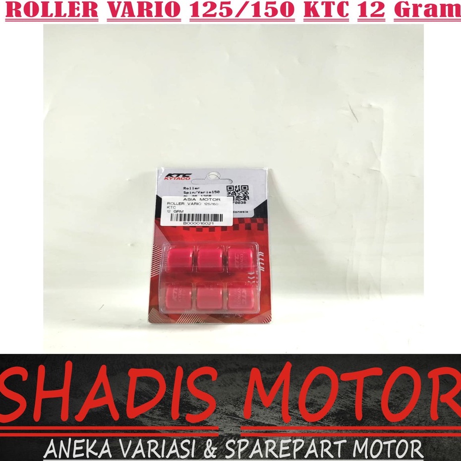 Roller Motor Merk KTC Motor Vario 125/150 Berat 12 Gram