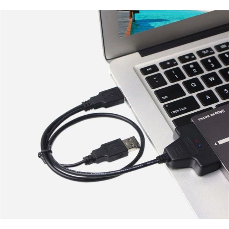 Kabel SATA USB 2.0 untuk HDD Hard Disk 2.5 Inch# CABLE SATA USB 2.0