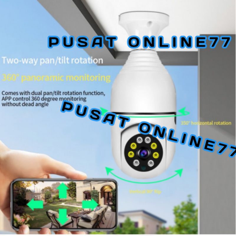 IP Cam Human Tracking PTZ 8MP V380Pro Wifi / Model Baru