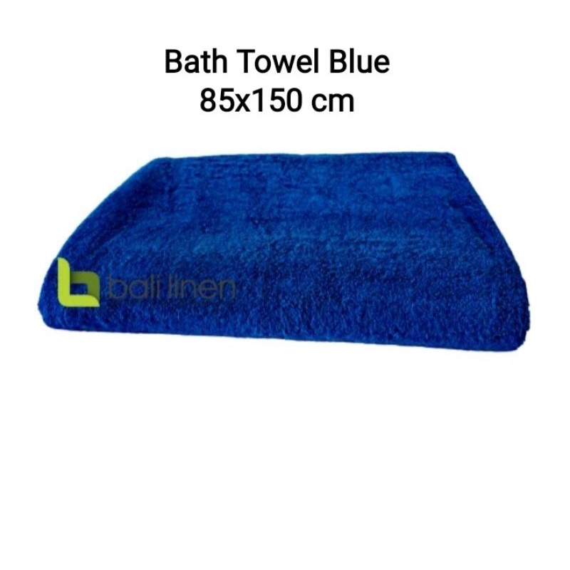 Bali Linen - Handuk Mandi Hotel Ukuran Besar Warna Biru / Bath Towel Medium Size 85x150 Cm