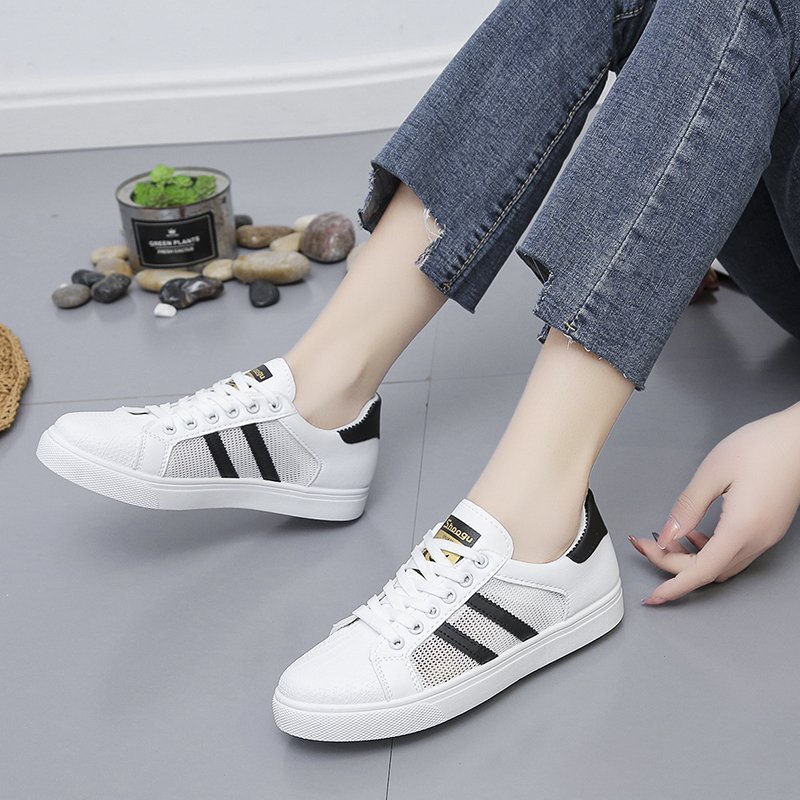 RYX - Glowy Stripe Sepatu Sneakers Wanita Fashion Casual / Olahraga (NO BOX) - Ori Import