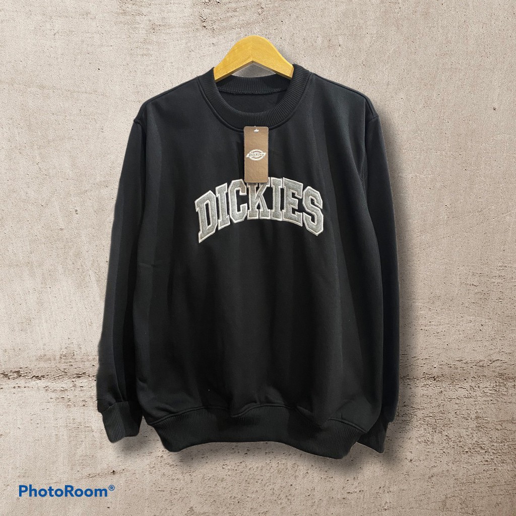 SWEATER CREWNECK DICKIES FULL BORDIR FLECCE tebal