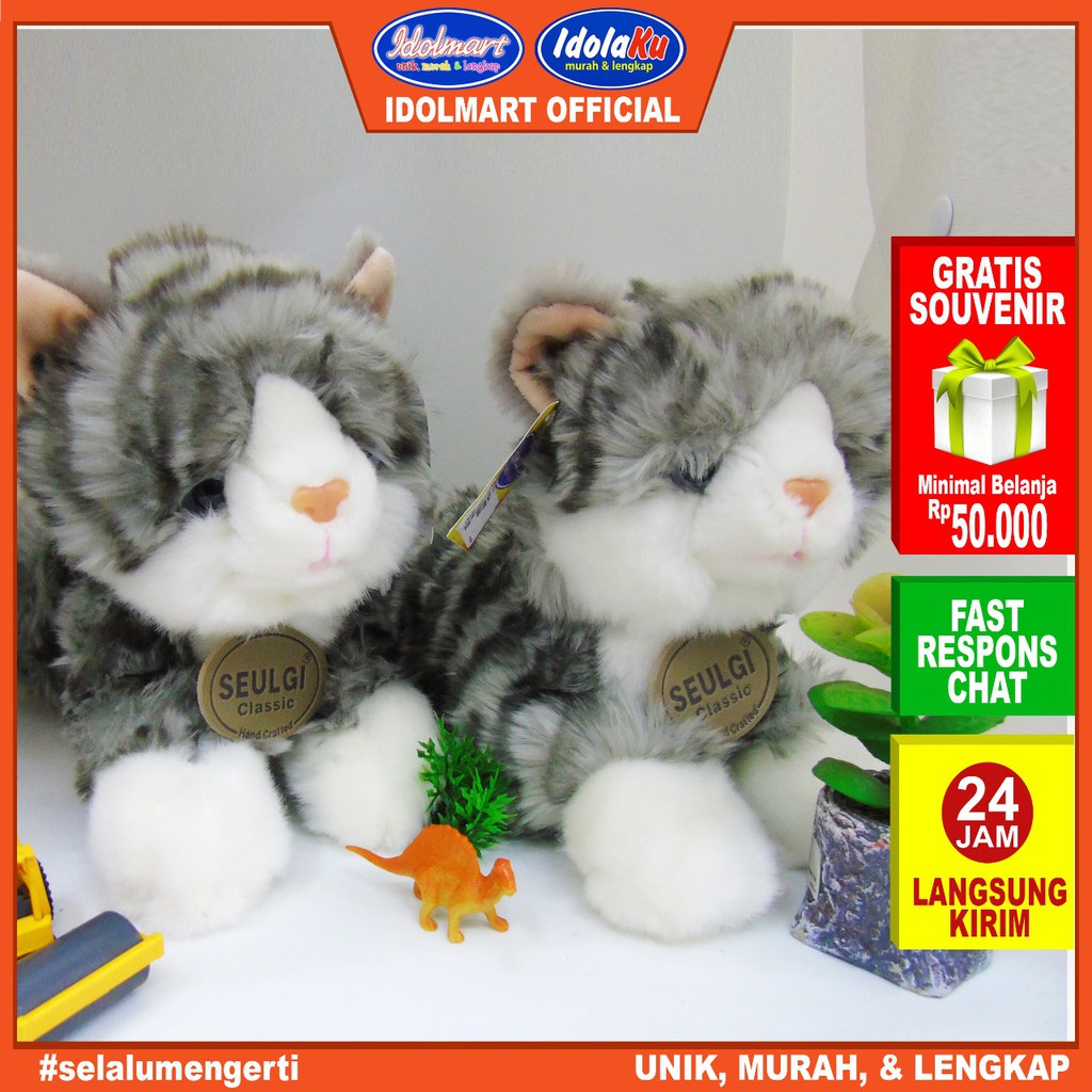 IDOLAKU Boneka Kucing  / ukuran 36cm